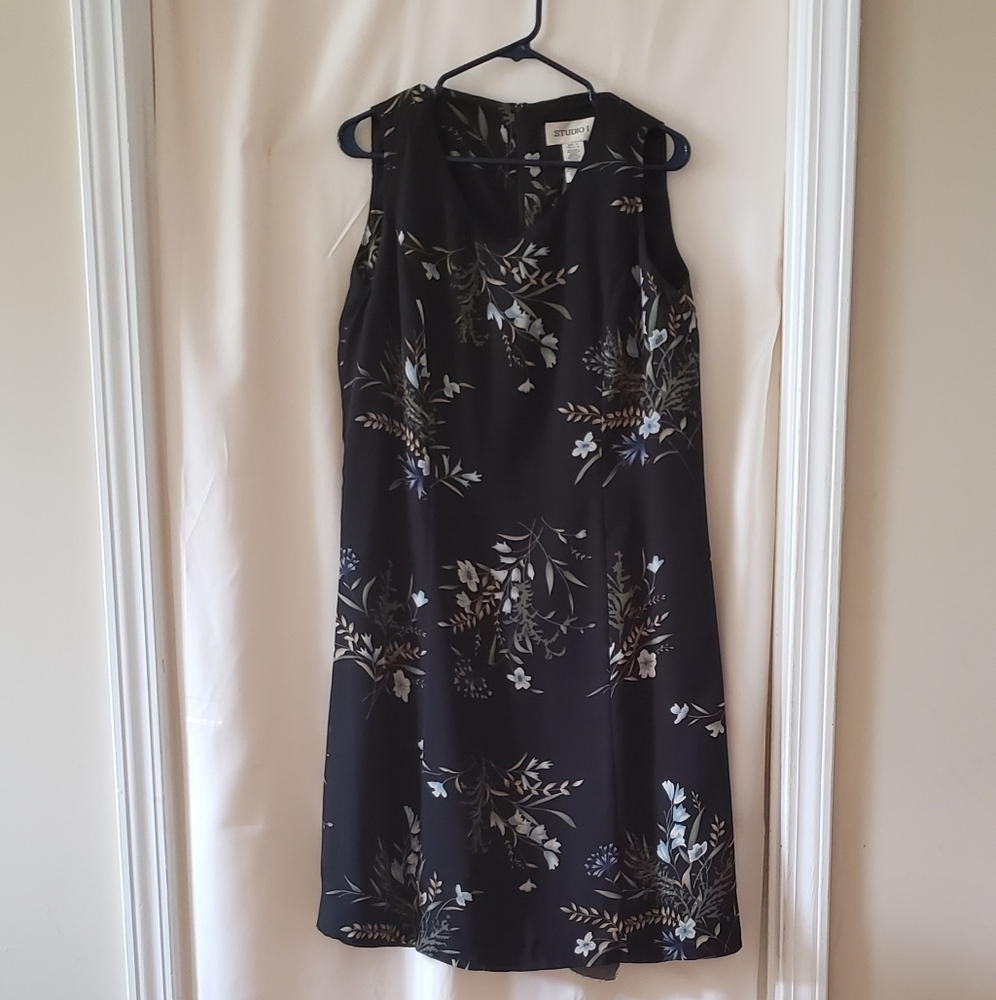 Studio 1 black flower dress